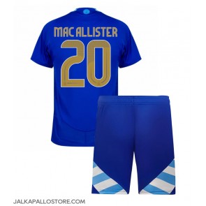 Argentiina Alexis Mac Allister #20 Vieraspaita Lapsille Copa America 2024 Lyhythihainen (+ shortsit)